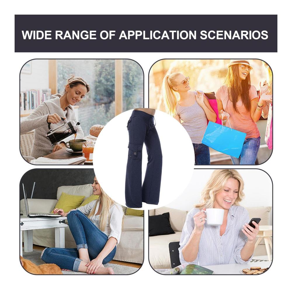 Cargohose für Damen Weite Beinform Taschen lässige Wanderhose Cargo-Jogginghose Freizeithose für Teenager Mädchen - Streetwear für den Alltag