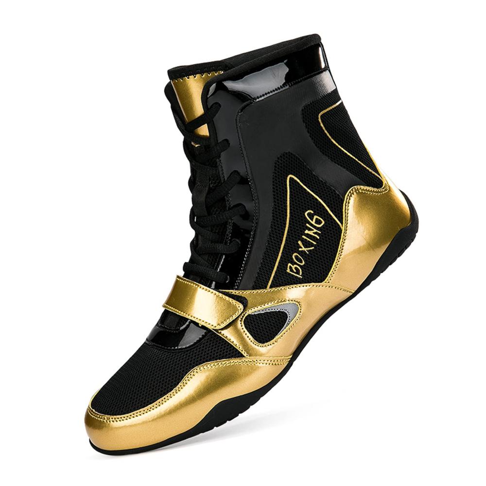 Boxschuhe für Herren und Jugendliche – Wrestling Muay Thai Kickboxen – Atmungsaktive Kampfsport Schuhe für Sparring und Bodybuilding