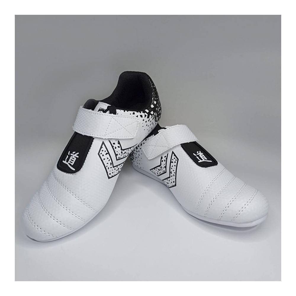 Taekwondo Schuhe - Leichte Kampfsportschuhe für Männer und Frauen | Atmungsaktiv rutschfest ideal für Boxen Kung Fu Taichi | Weiß - Größe 36