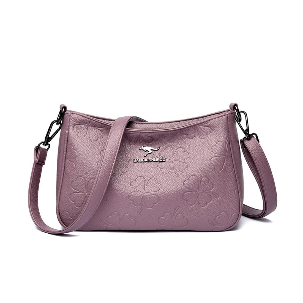 Geprägte Damen-Rucksackhandtasche Stilvoll Praktisch & Perfekt für Mütter mittleren Alters