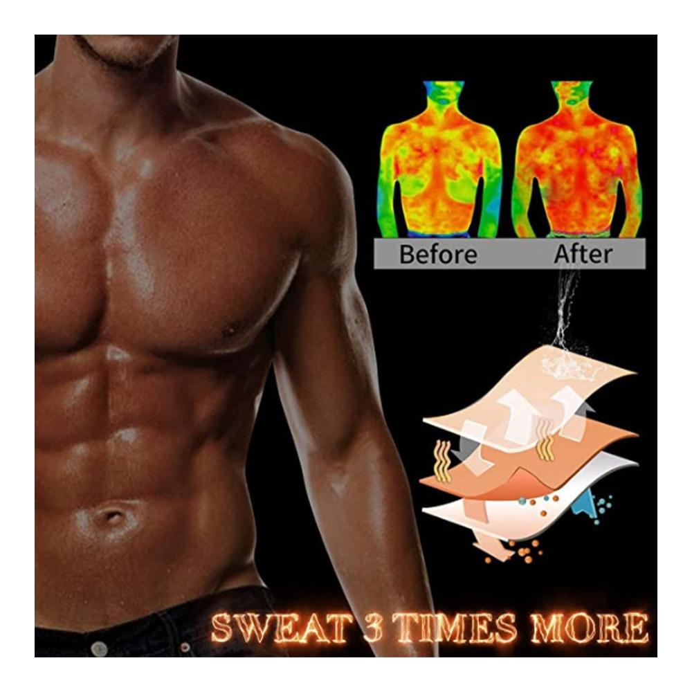 Herren Kompressionsweste Schlankheitsbody mit doppeltem Bund Sport Tanktop für bequeme Shapewear