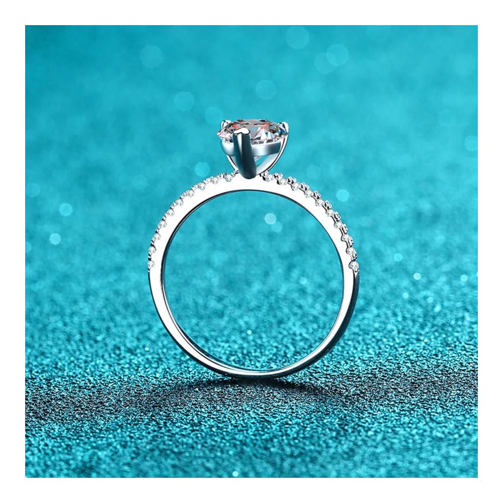 925 Silber Ringe Herz Verlobungsringe für Damen - Elegante Eheringe und Modeschmuck Geschenke