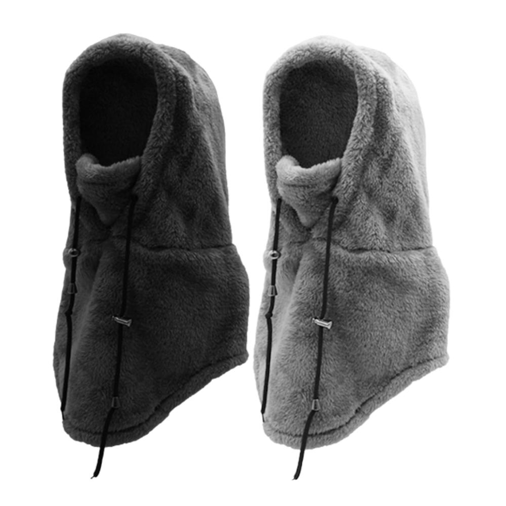 Sturmhauben Ski Mask 2er Set - Thermische Balaclava für Winter verstellbare Kapuze und Schal ideal für Snowboarding Motorradfahren und mehr