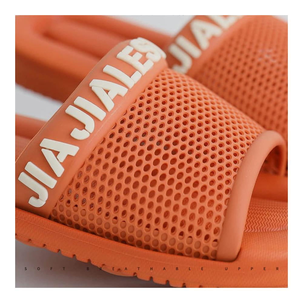 Dusch- & Badeschuhe mit rutschfesten Sohlen schnell trocknenden Drainage-Löchern ideal fürs Badezimmer - Sommer-Sandalen und Hausschuhe in Grün (Größe 35-36
