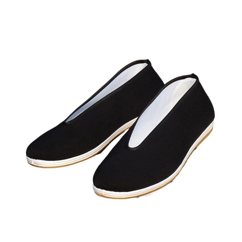 Kampfsportschuhe im Traditionellen Chinesischen Stil für Herren - Kung-Fu Tai Chi Wushu - Schwarze Bruce Lee Peking Schuhe