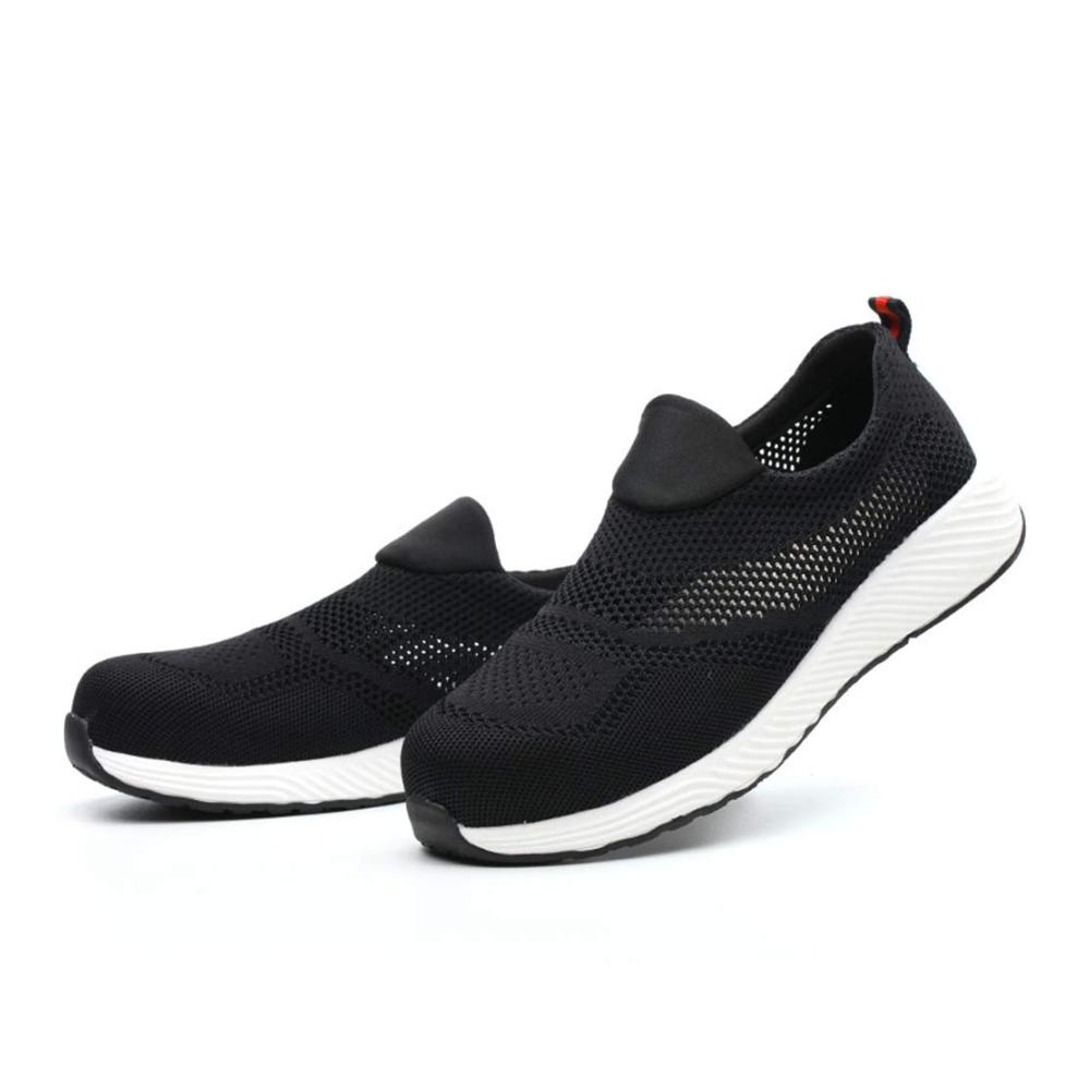Sommer Sicherheitsschuhe Damen Herren | Leichte Sport-Arbeitsschuhe S3 | Atmungsaktiv Stahlkappen Sneaker-Design