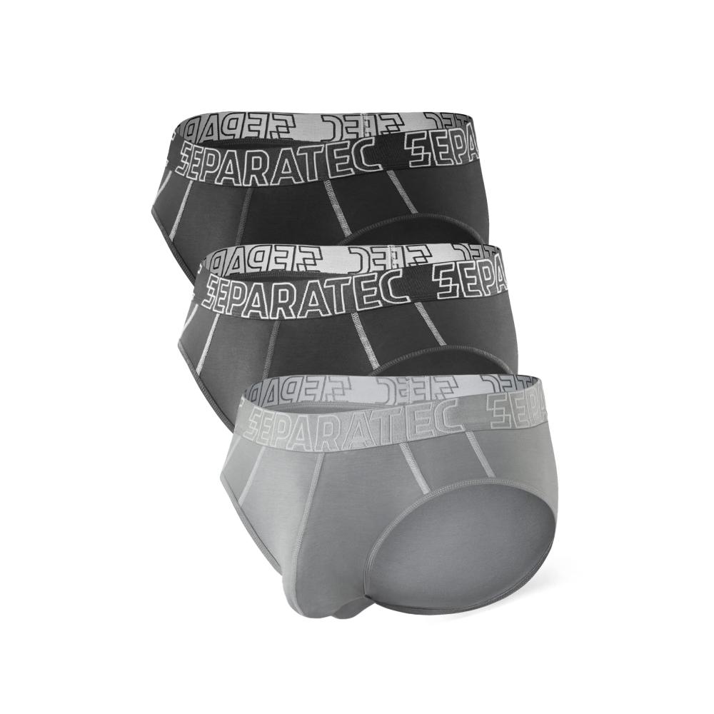 Slips: Schwarz Dunkelgrau Grau