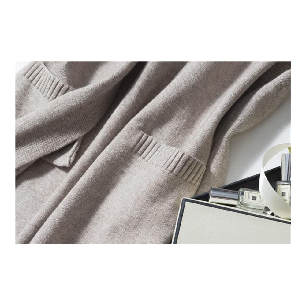 Damen Strickweste Elegante Ärmellose Strickjacke mit Ripptasche - Wintermode in Einem