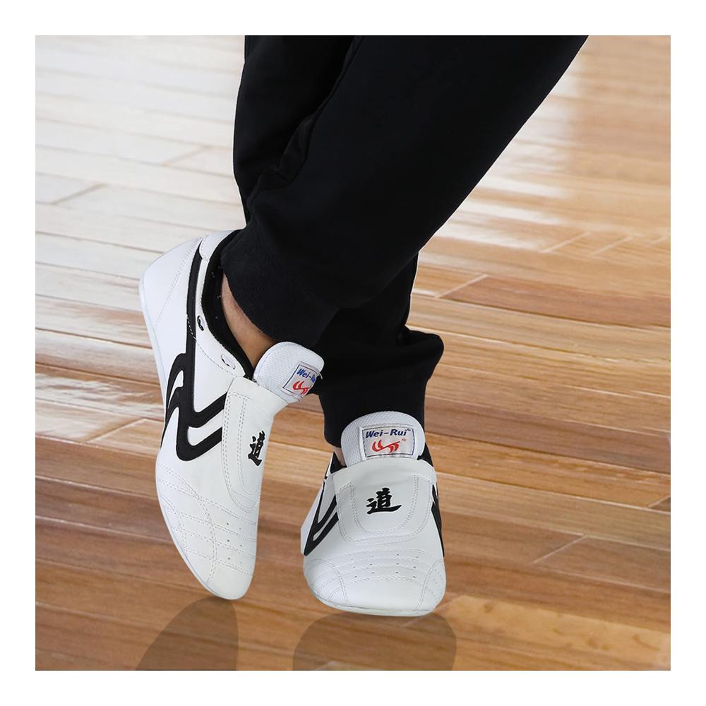 Leichte Kampfsportschuhe für Männer und Frauen - Perfekt für Taekwondo Boxen Kung Fu und Tai Chi (Größe 40