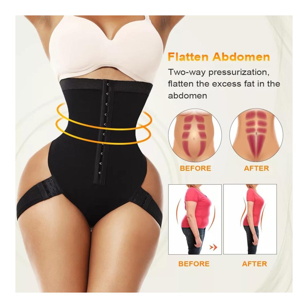 Bauchweg-Slip mit Po-Lifting Hochtaillierte Shapewear für Frauen zur Bauchkontrolle
