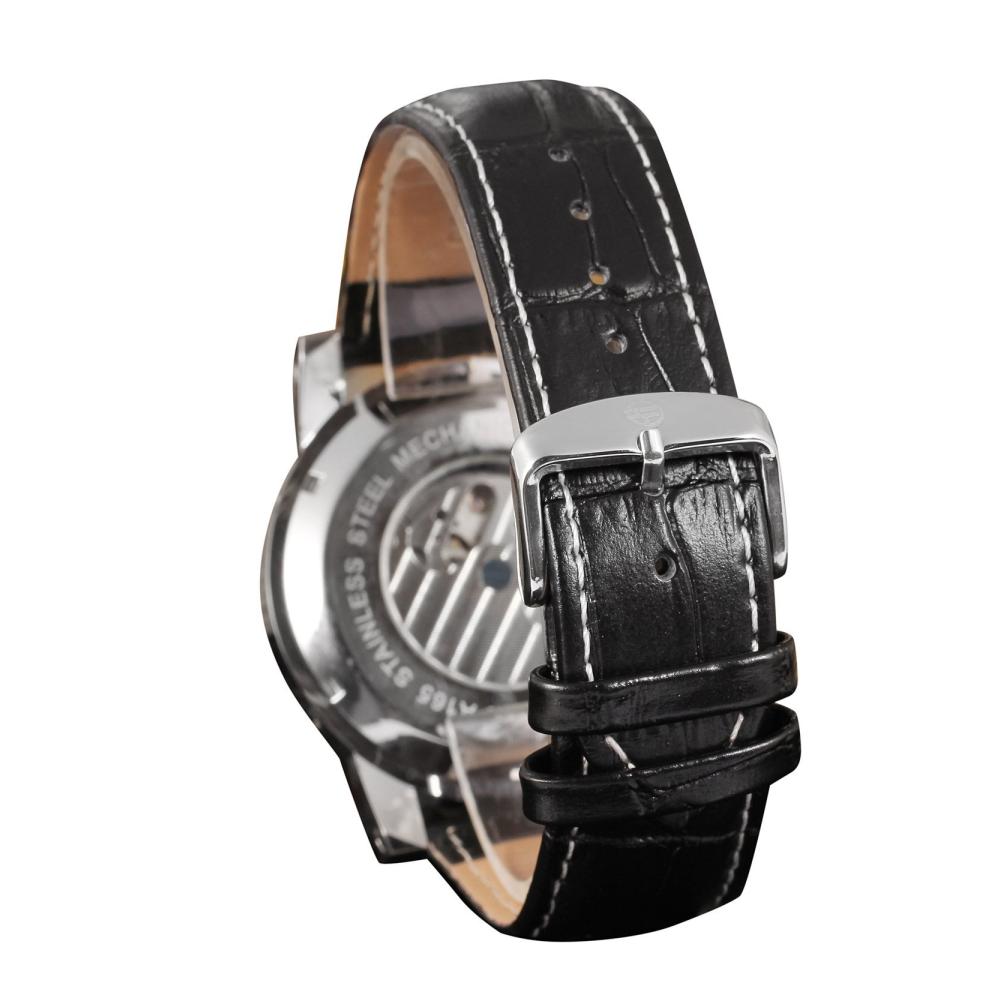 FORSINING Herrenuhr Luxuriöse Armbanduhr mit Automatikwerk einzigartigem Stil und Echtlederarmband