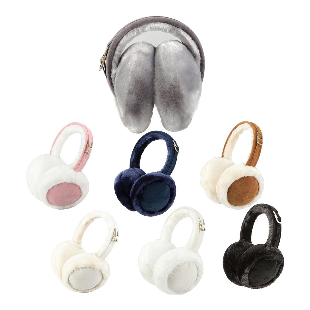 Plüschige Damen-Ohrwärmer Verstellbar Faltbar & Winterwarm | Kuschelige Earmuffs als Ideales Geschenk für Frauen