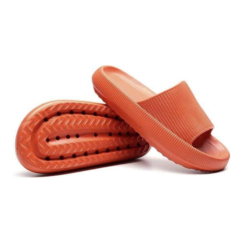 Cozy Unisex Shower Sandals - Ergonomic Home Slippers with Thick Sole Pelvic Floor Cushioning Waterproof Anti-Skid Open Toe House Shoes for Extra Comfort
