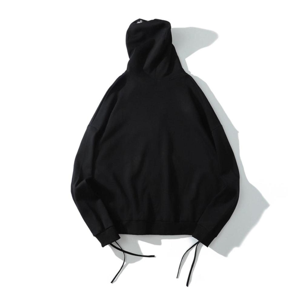 Koreanische Harajuku Y2K Strickjacke Frauen - Trendiger New Hip Hop Coat in Schwarz XL