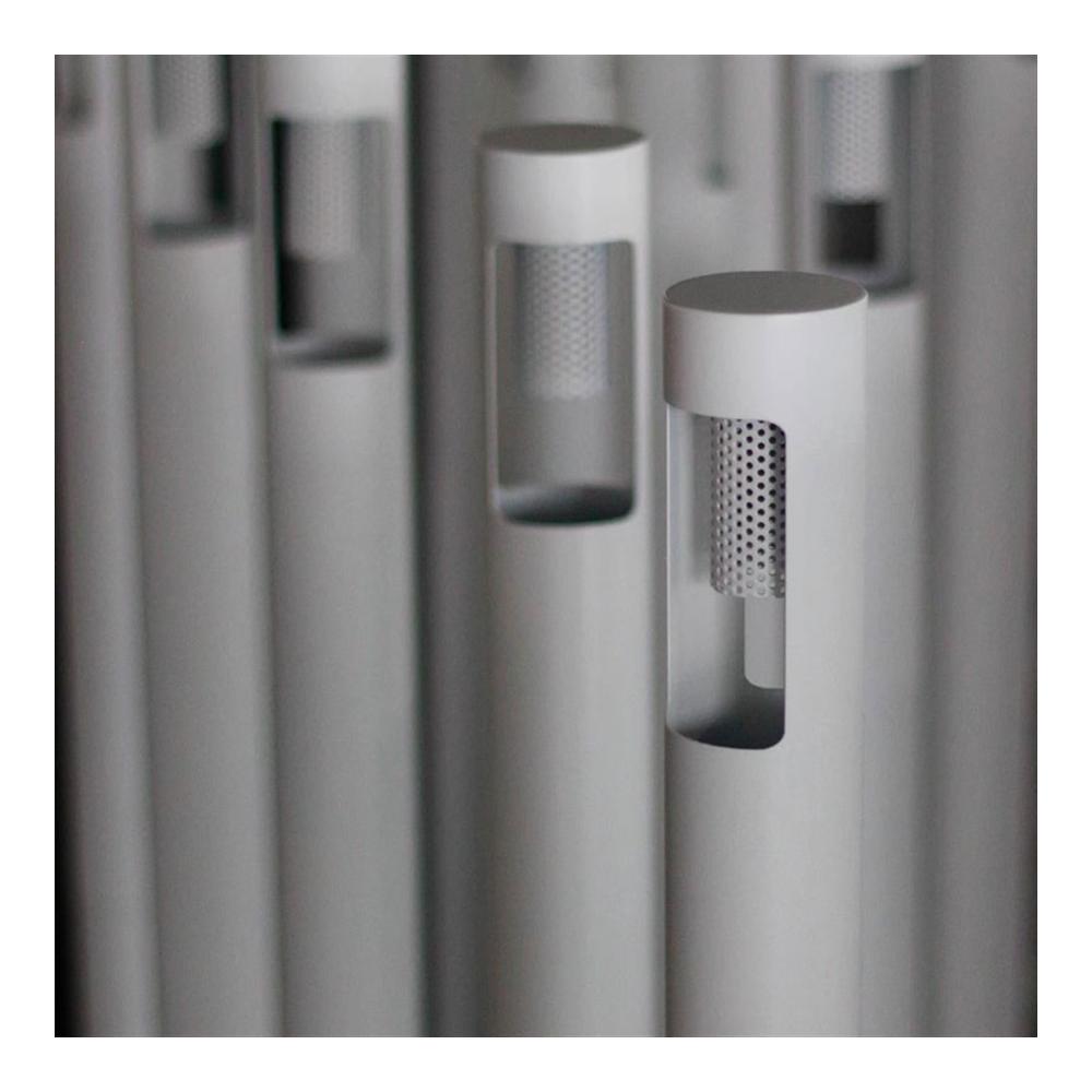 Edelstahl Standaschenbecher für draußen – Vertikaler Zigarettenbehälter mit Sammel-Mülleimer – Outdoor-Stehaschenbecher aus robustem Edelstahl (Color B1