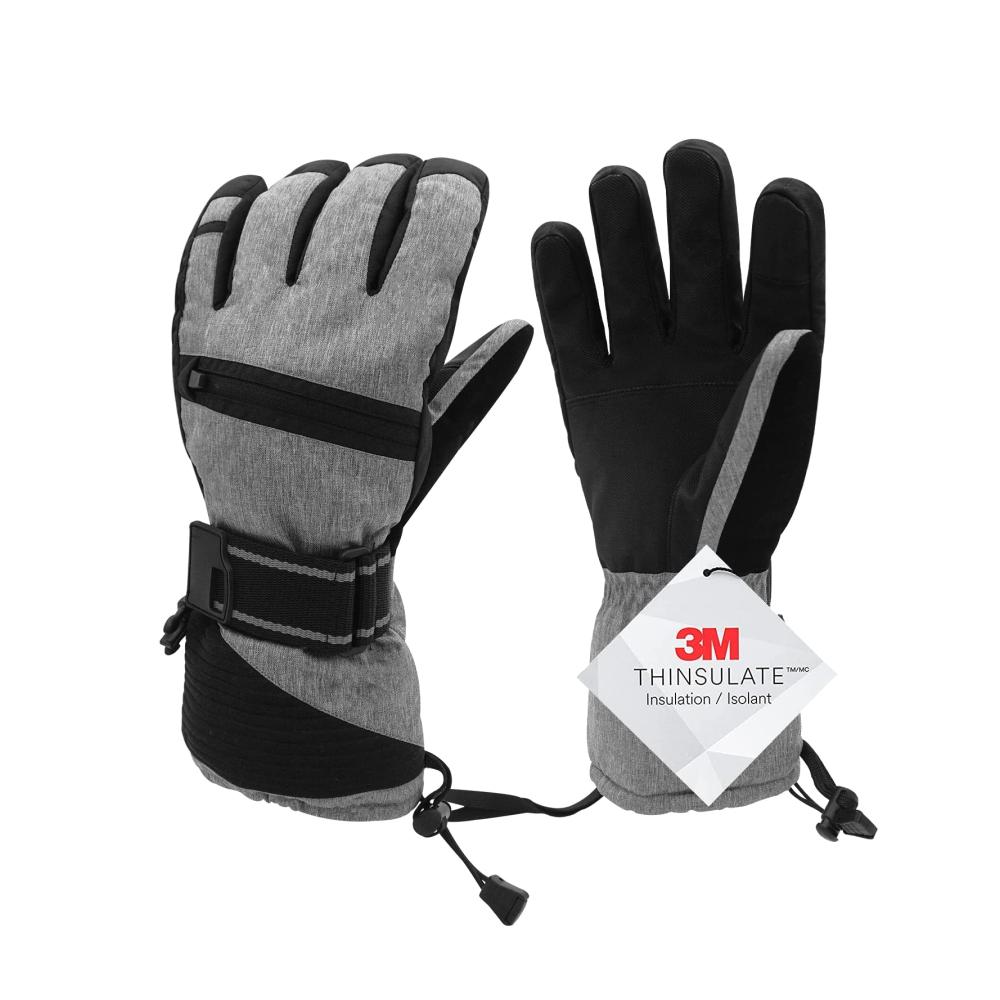 Thermo Touchscreen Winterhandschuhe für Herren & Damen | Wasserdicht & Winddicht für Skifahren Snowboarden Radfahren & Eisfischen