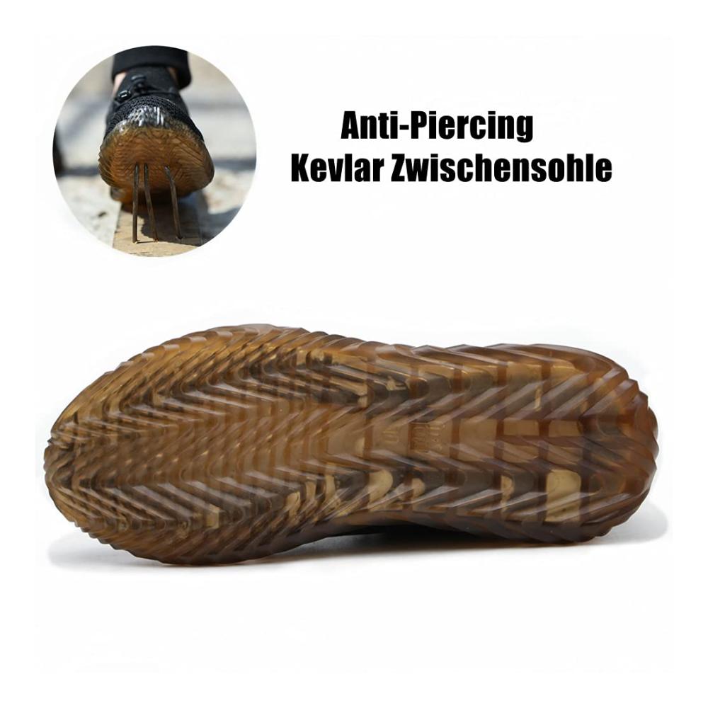 Sicherheitsschuhe Herren/Damen S3 Leichte atmungsaktive Arbeitsschuhe mit Stahlkappen - Sportlich und sicher
