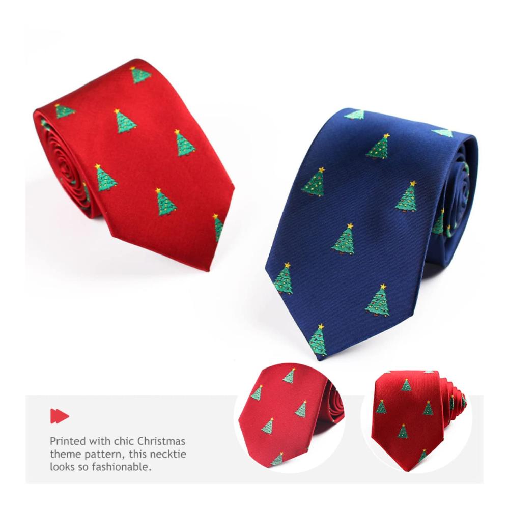 Marineblaue Baum-Halskrawatte für Herren Einzigartiges Geschenk für Männer mit Spaßfaktor und Stil