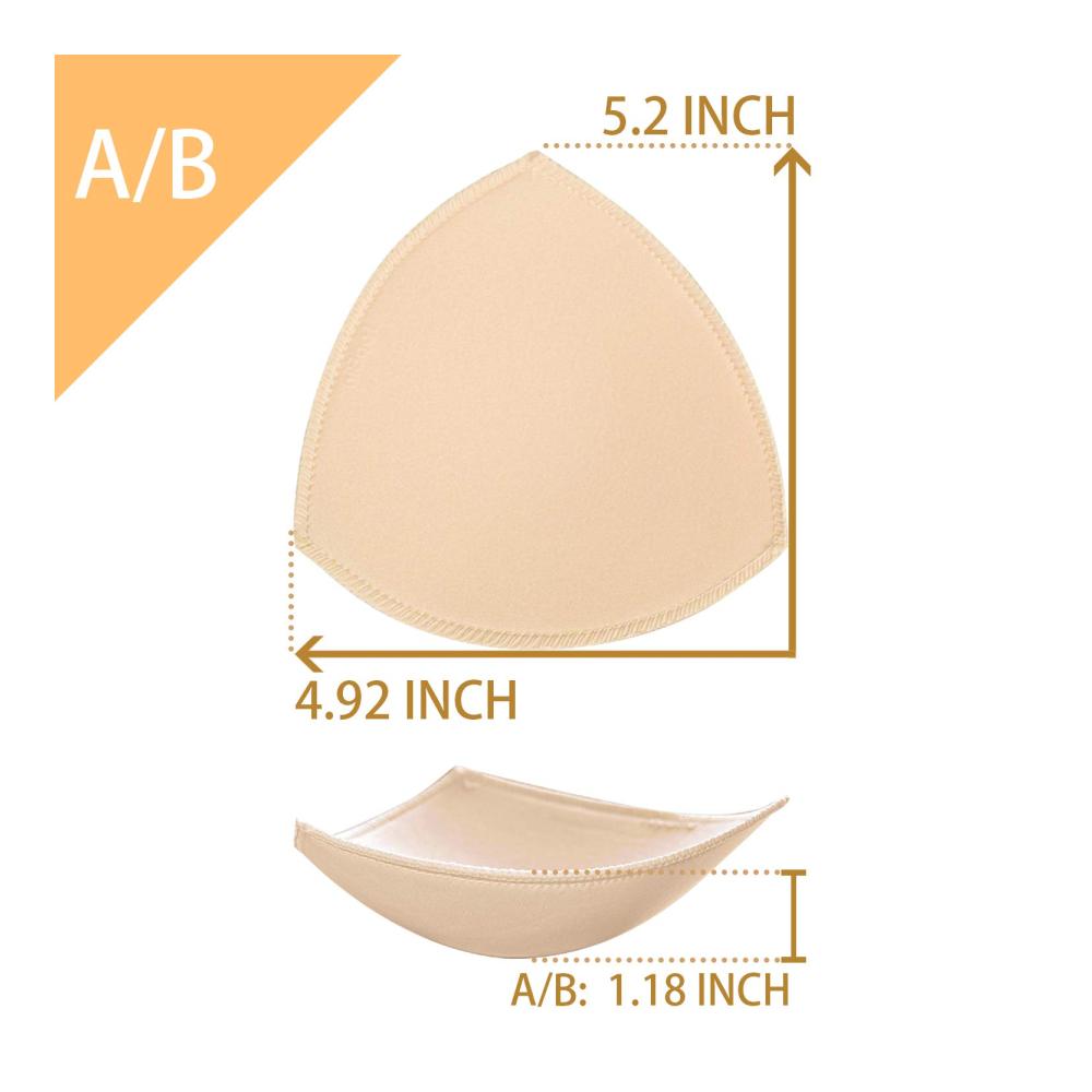TopBine BH-Einlagen – Innovatives BH-Pad Set für optimalen Tragekomfort in Sport-BHs Bademode und Bikinis