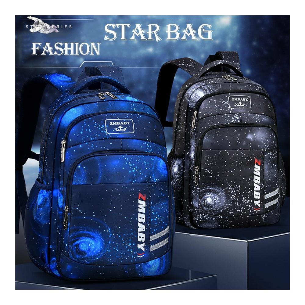 Galaxy Kinder Schulrucksack – Obelevi Ergonomischer Jungen Rucksack Mädchen Schultasche mit Laptopfach Wasserdichter Kinderrucksack