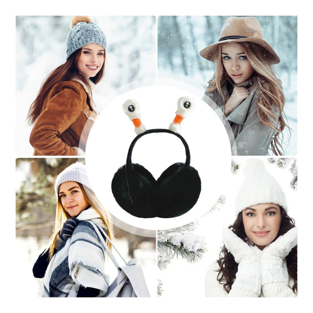 Winter-Ohrwärmer für Mädchen mit leuchtenden Tentakeln – Klappbare Ohrentaschen für kältere Tage ideal als Weihnachtsgeschenk für Familie und Klassenkameraden