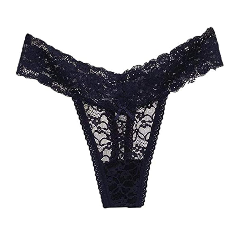 Strings & Tangas Damen Spitze Tanga-Unterwäsche 5er-Pack für stilvolle Komfortmode