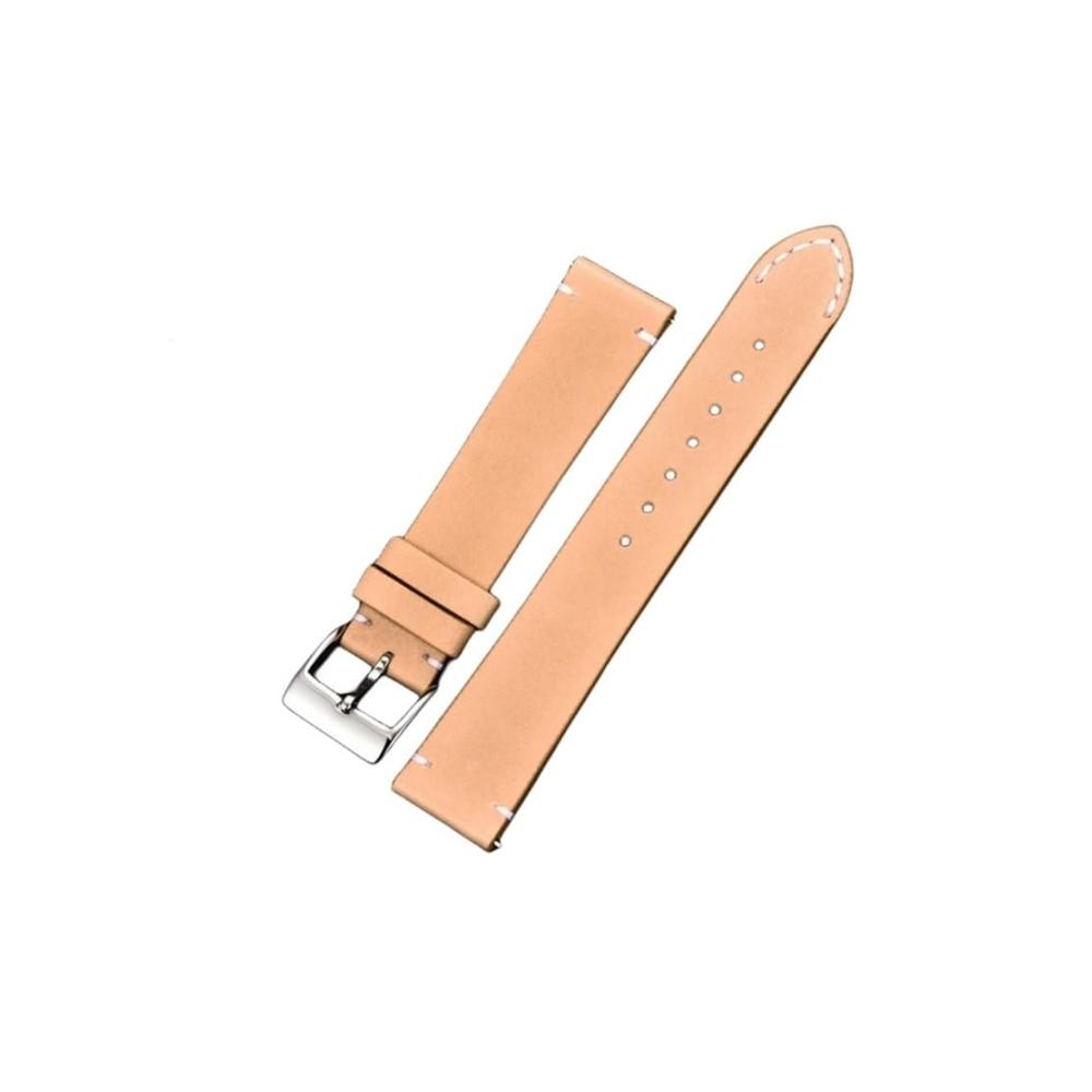 Schnellverschluss-Leder-Uhrenarmband | CasualStrap Weiches Mattes Uhrenarmband | 18mm 20mm 22mm 24mm | Premium Qualität für Eleganz und Komfort