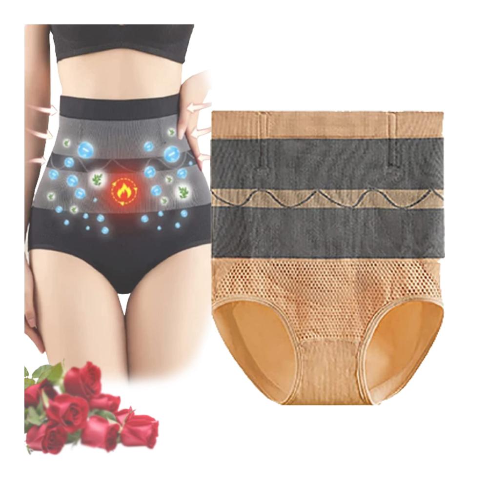 Beige XL Womens Fiber Restoration Shaper Shorts - Detoxifying Miederslips Shapewear