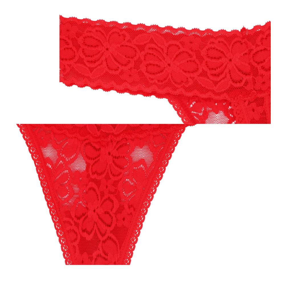 Strings & Tangas 10er Pack Damen Unterwäsche - Spitze Baumwolle V-Waist - Atmungsaktive Mehrfachauswahl in Verschiedenen Mustern und Farben