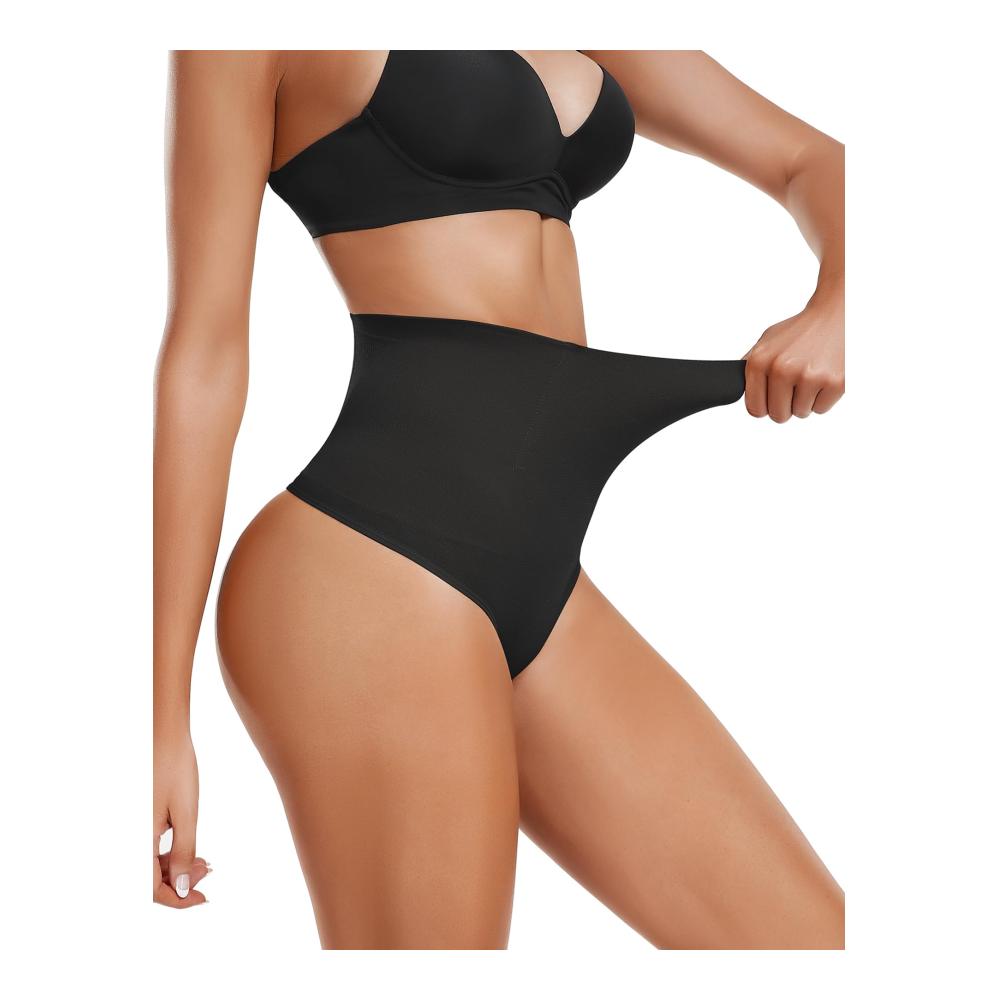 Bauchweg Miederslip Damen | Hohe Taille Nahtlos Stark Formend | Figurformende Unterhose mit Bauchkontrolle | Hip Lifting Body Shaper | Miederhose für Damen | Tanga Unterwäsche mit Bauch Weg Effekt