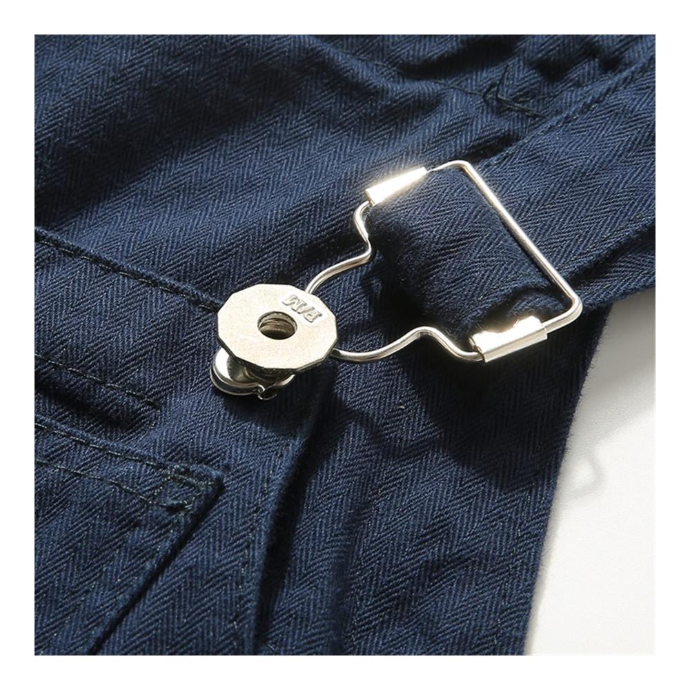 Streetwear Safari-Overalls für Herren Stilvolle Cargohose mit Multi-Pockets Outdoor Latzhose für Arbeit und Freizeit Baggy Fit in lässigem Hip-Hop-Design (Blau