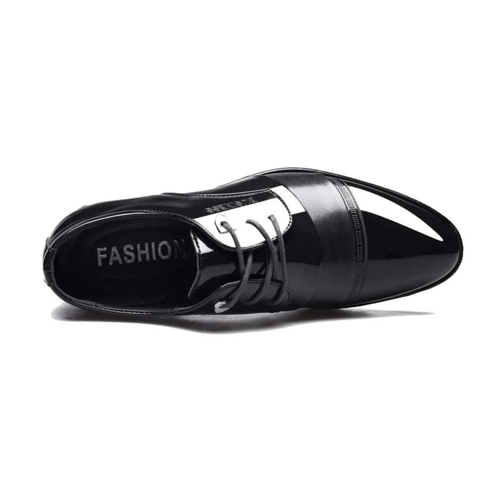 Klassische Herren Schnürhalbschuhe aus hochwertigem Leder – Perfekte Anzugschuhe für formelle und geschäftliche Anlässe