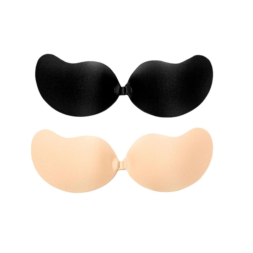 Göttinnen-BH-Aufkleber Unsichtbarer Klebe-BH 2er-Set mit Mango Cup Haken & Schleife Atmungsaktivität und Stahlfreiem Ring - Versammlung Dessous für Eleganz und Komfort