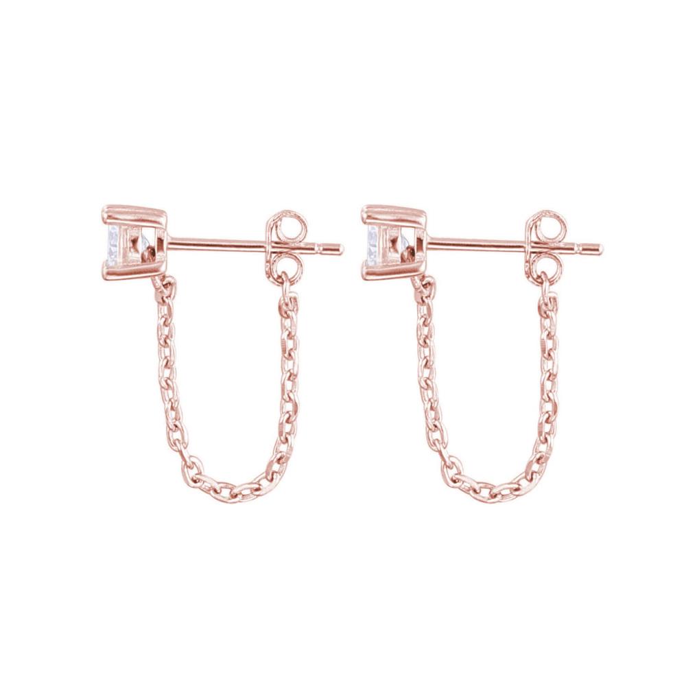 C-Rose Gold Plated