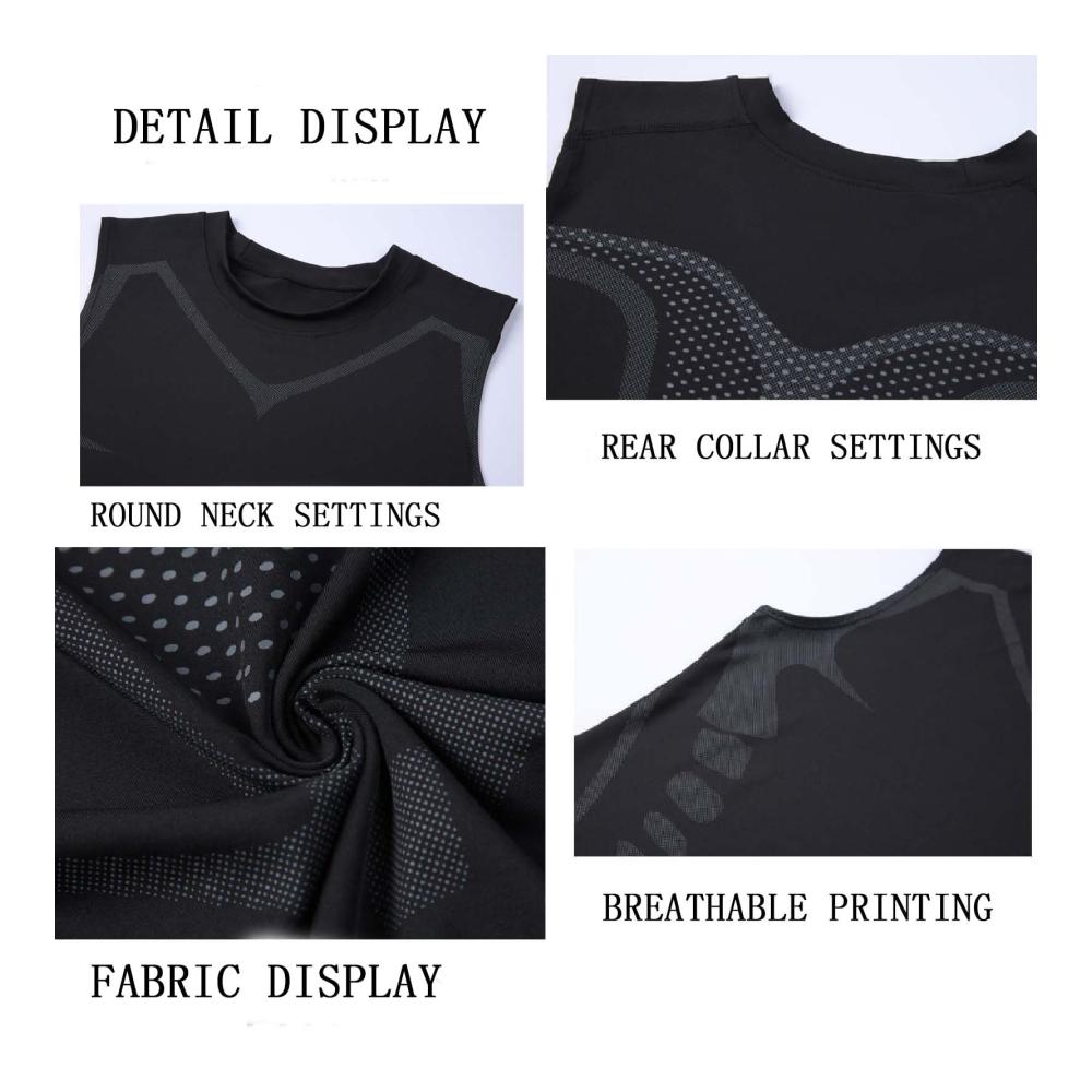 Ionic Shaping Vest für Herren - Energxcel Compression Unterhemd | Bequem & Atmungsaktiv