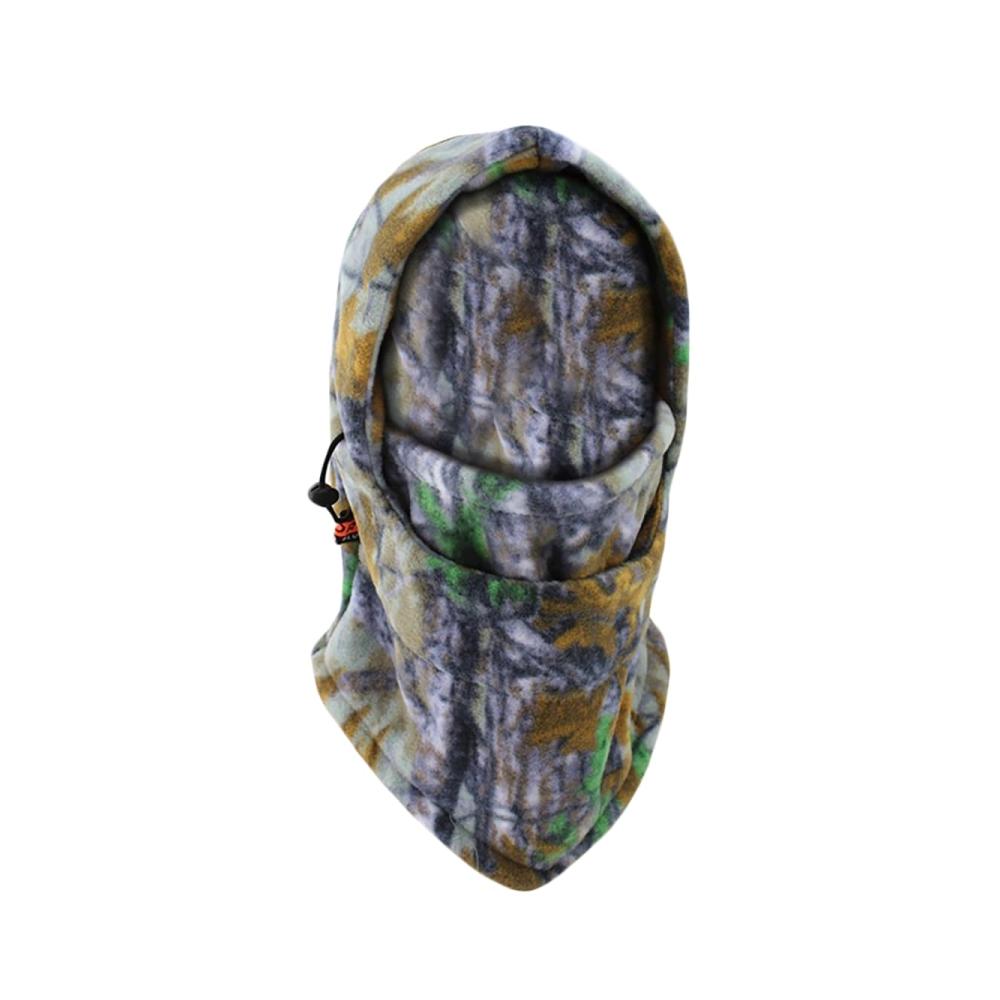 Sturmhaube mit Weichem Fleece | Camo-Mütze für Jagd und Radfahren | Verstellbare Winddichte Kopfbedeckung | Winter-Kapuzenmütze Unisex Schützend