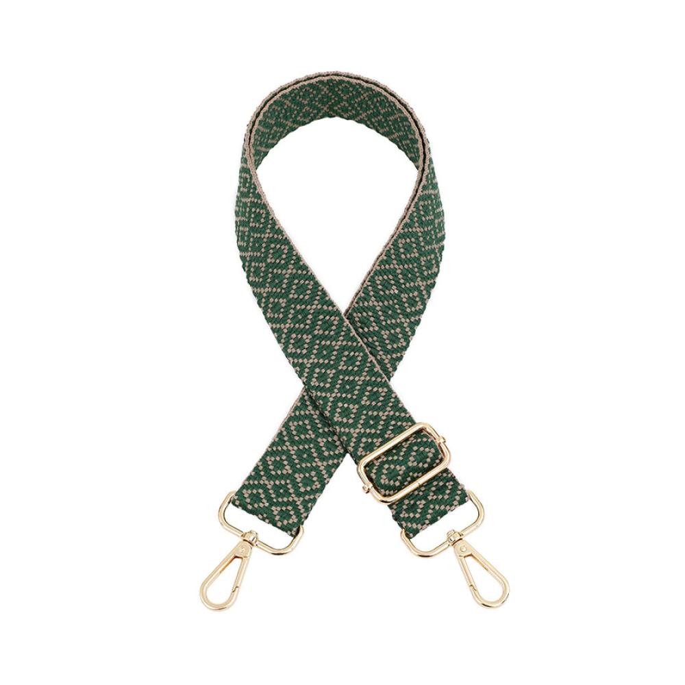 Gewebte Jacquard Damentasche mit Vielseitigen Gurten Einzelner Schultergurt Diagonale Spannweite Verstellbarer Langer Schultergurt und Zubehör für Modische Taschen