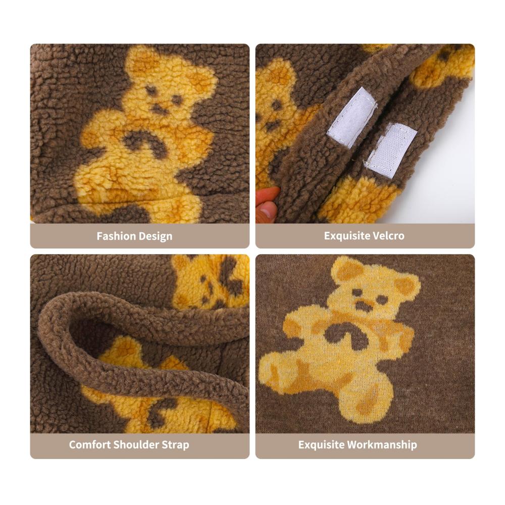 Flauschige Umhängetasche für Mädchen Kawaii Plüsch Shopper mit Ästhetik ideal für trendige Damen-Dates