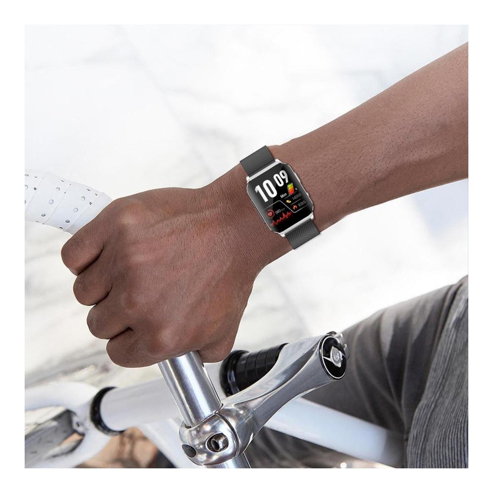 Smartwatch mit Blutzuckermessung für Damen und Herren - FitnessTracker mit Körpertemperatur Glucose Herzfrequenz und Blutdruck - Messen ohne Stechen - Fashion Sportuhr