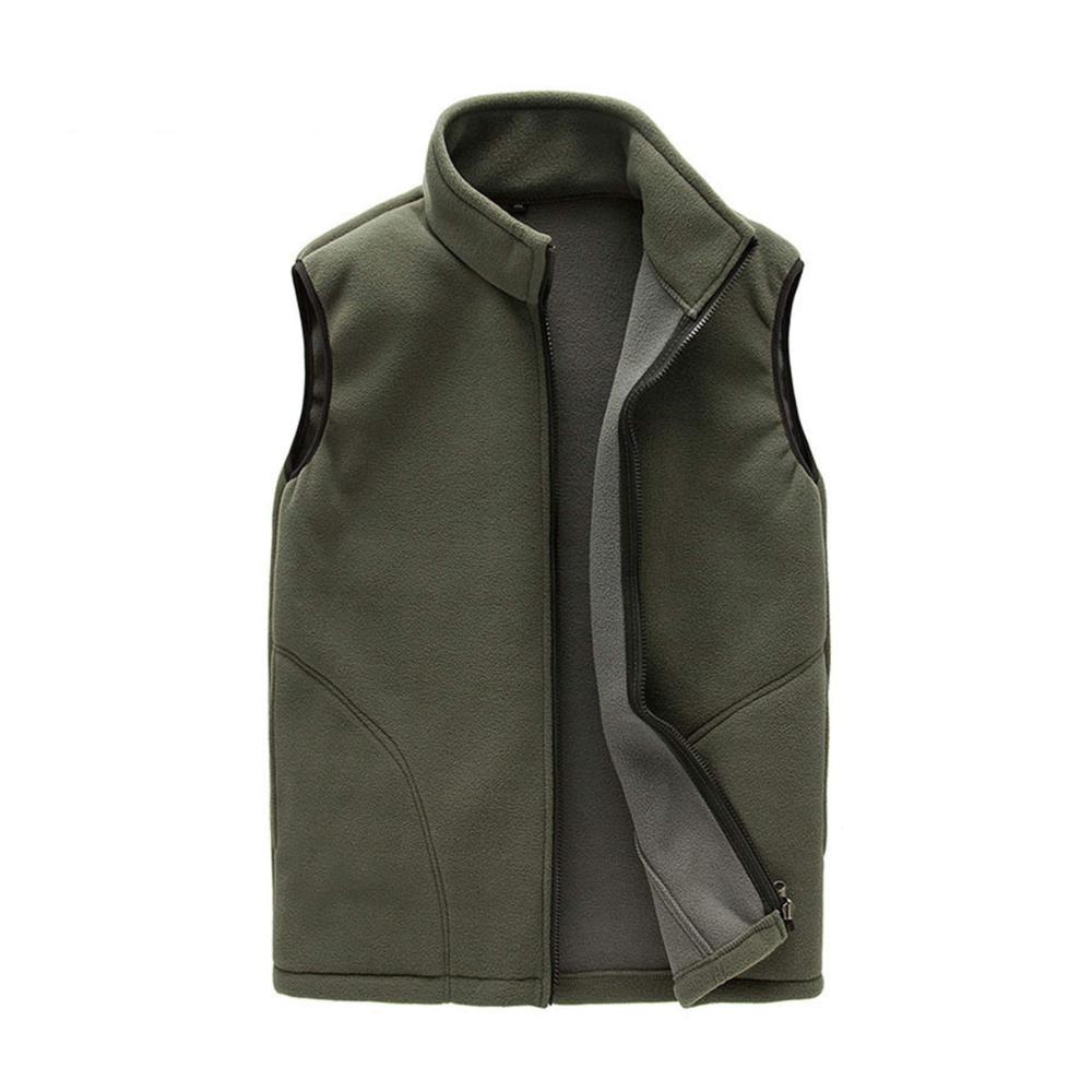 Herren Outdoor Weste - Winddicht Wasserdicht Softshell Fleece Steppjacke