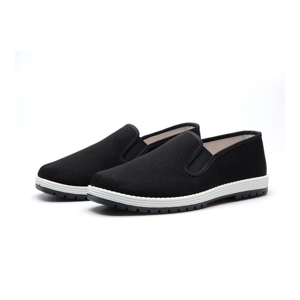 Kampfsportschuhe für Herren Taekwondo Kung Fu Taichi - Peking-Stil Slipper in Schwarz (Größe 44