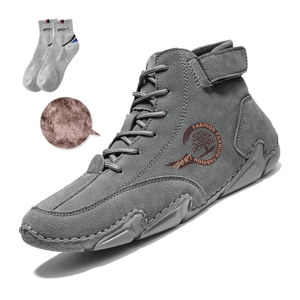 Italienische Handgefertigte Lederstiefel für Herren – Hochwertige Wasserdichte Sneakers Atmungsaktive Chukka mit Rutschfester Sohle von Beck-Schuhe