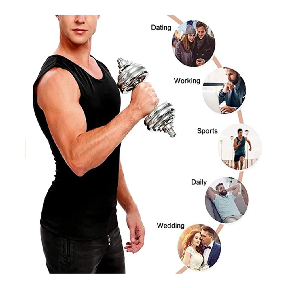 Mens Gynecomastia Compression Top Trainer - Ultimate Chest Compression Tank