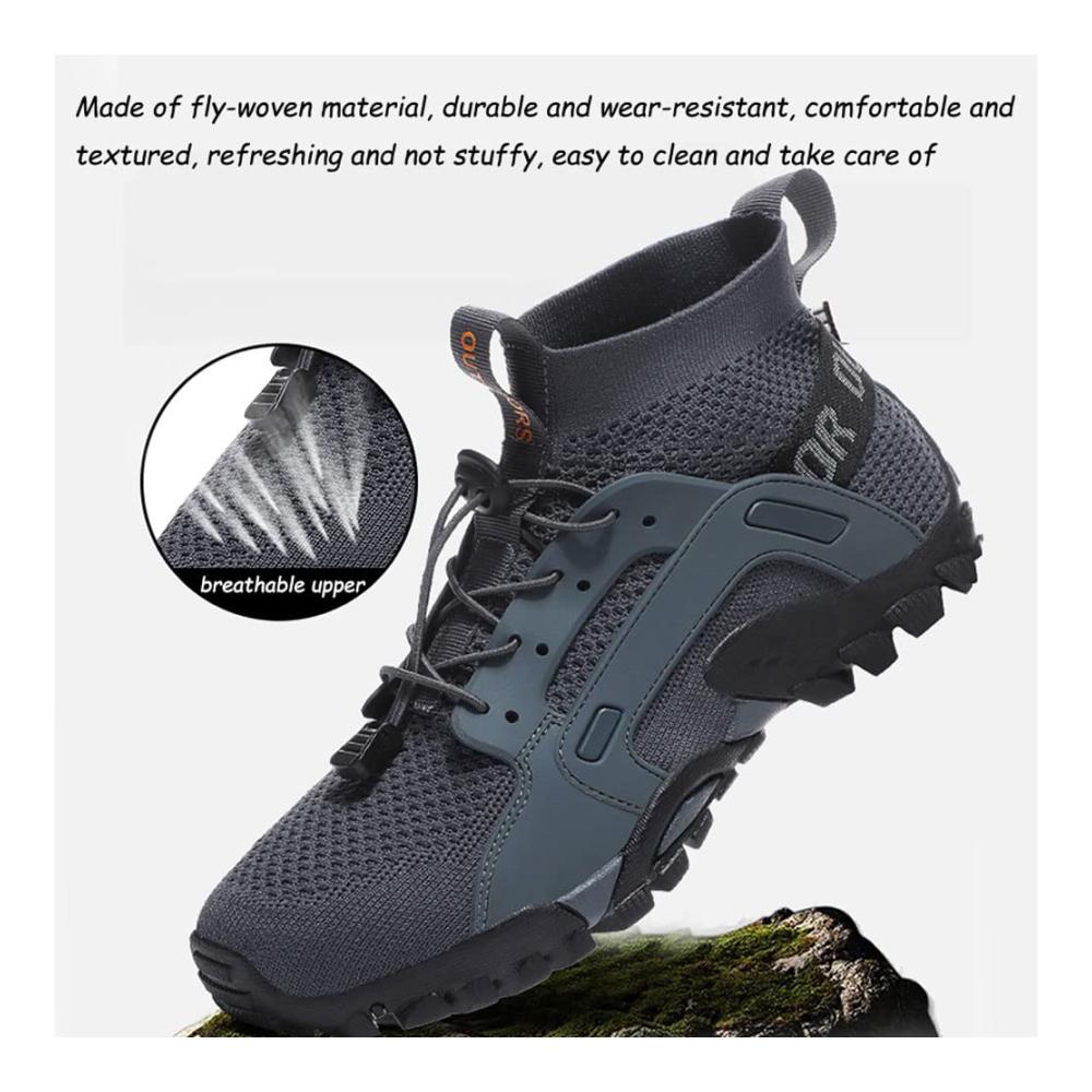 Trekking- und Wanderschuhe für Herren Leichte Outdoor-Expeditionsschuhe mit rutschfester Sohle Knöchelunterstützung und Ultraleicht-Design für Camping und Wandern in den Größen 38-48