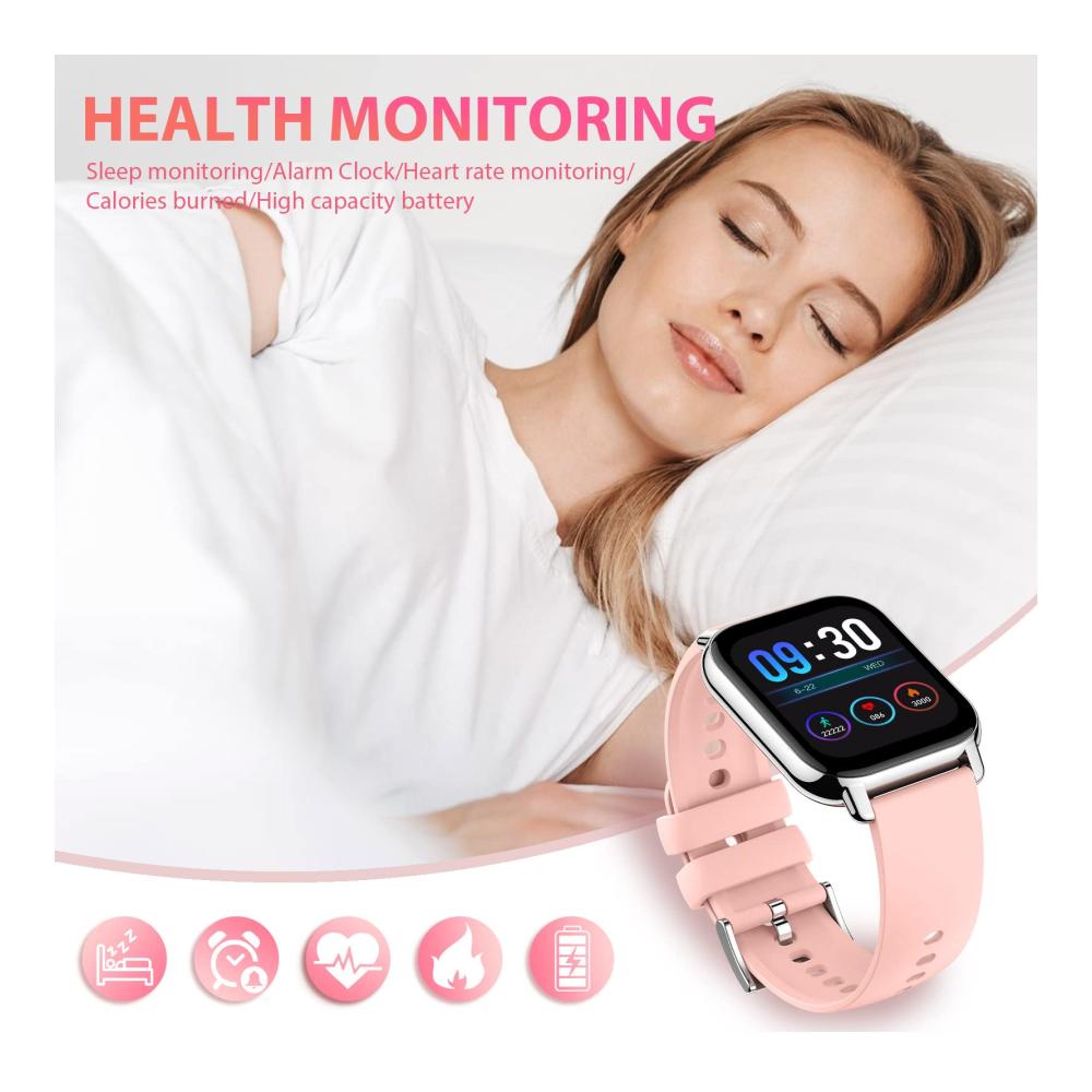 Fashion Smartwatches SUPBRO Smartwatch 1.85 – Personalisierter Bildschirm Bluetooth Anruf Musiksteuerung Herzfrequenz Schrittzähler Kalorien – IP68 Wasserdichter Fitness Tracker für iOS und Android
