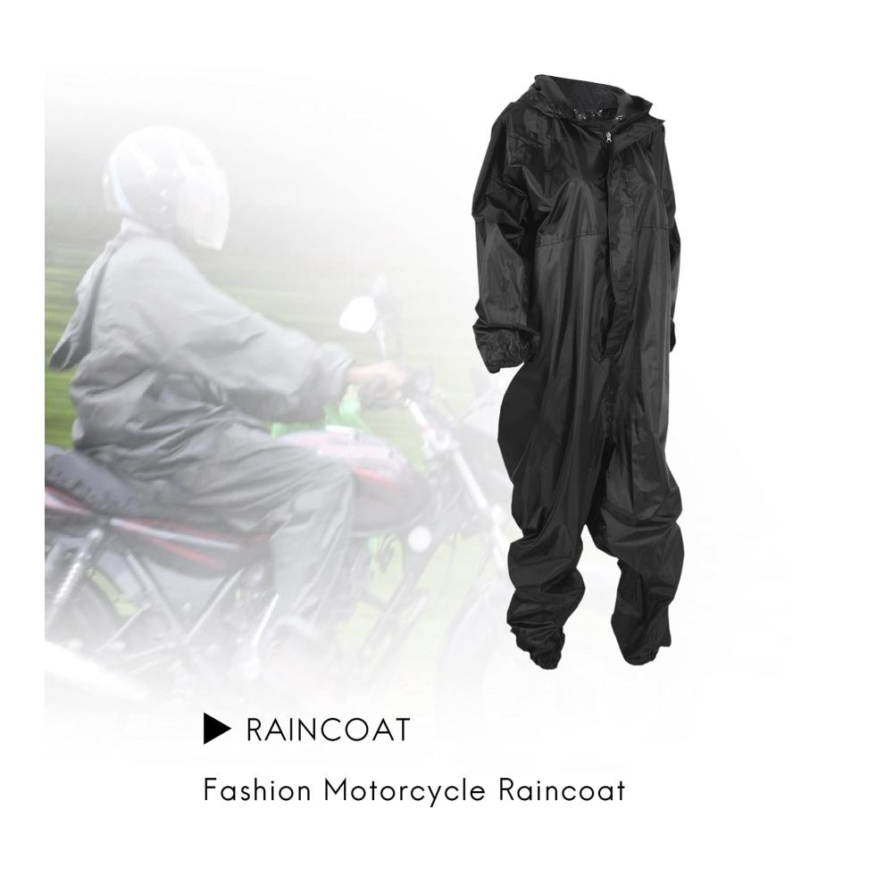 Motorrad Regenanzug wasserdichter Overalls für Männer und Frauen Größe XL schwarz – Ihr ultimativer Fission Regenmantel