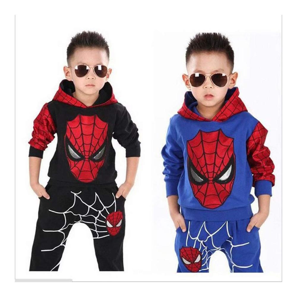 Jungen Trainingsanzug ALANTOP - Superhelden Hoodie & Cosplay Sportanzug für Kinder