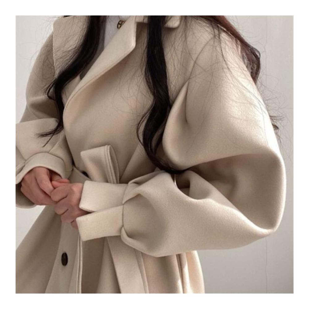 Damen Trenchcoat für den Herbst und Winter | Mittellanger gesteppter Mantel mit Windbreaker | Stilvoller Damenmantel | Kurze Jacke mit Kapuze für Frauen