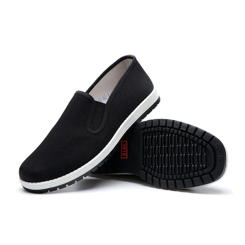 Kampfsportschuhe für Herren Taekwondo Kung Fu Taichi - Peking-Stil Slipper in Schwarz (Größe 44