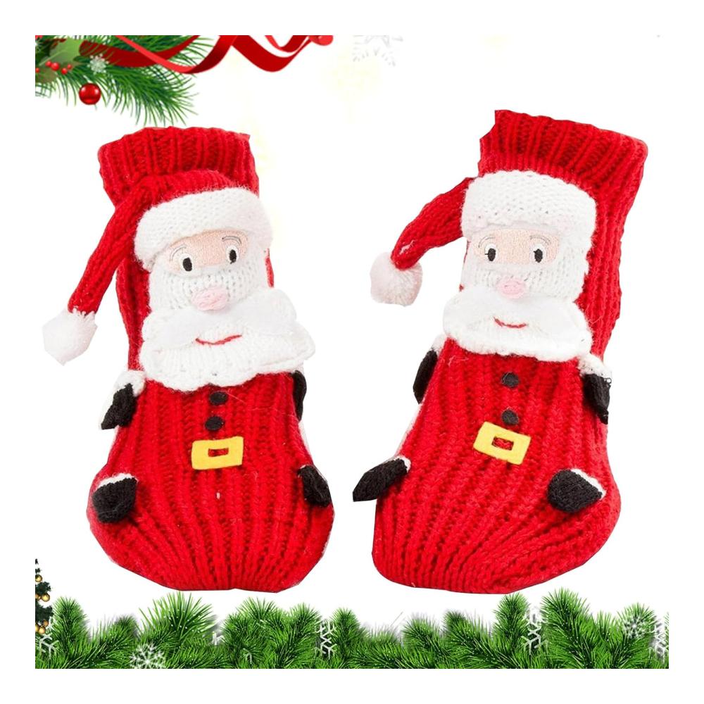 3D Weihnachtsgeschenksocken Warme Winter-Socken für Männer mit Pinguin Hirschgriff und Slipper-Design - Ideale Geschenke für gemütliche Thermo-Schlafmomente und einen stilvollen Winter von Brojaq
